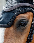 Kentucky Horsewear Fly Veil Wellington Velvet Pearls, Black