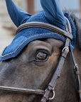 Kentucky Horsewear Fly Veil Wellington Velvet Pearls, Navy