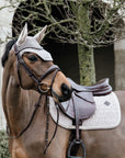 Kentucky Horsewear Fly Veil Wellington Basic Velvet, Beige