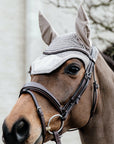 Kentucky Horsewear Fly Veil Wellington Basic Velvet, Beige