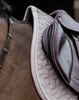 Kentucky Horsewear Saddle Pad Basic Velvet Jumping, Beige