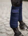 Kentucky Horsewear Polar Fleece Bandage Pearls, Navy, Full