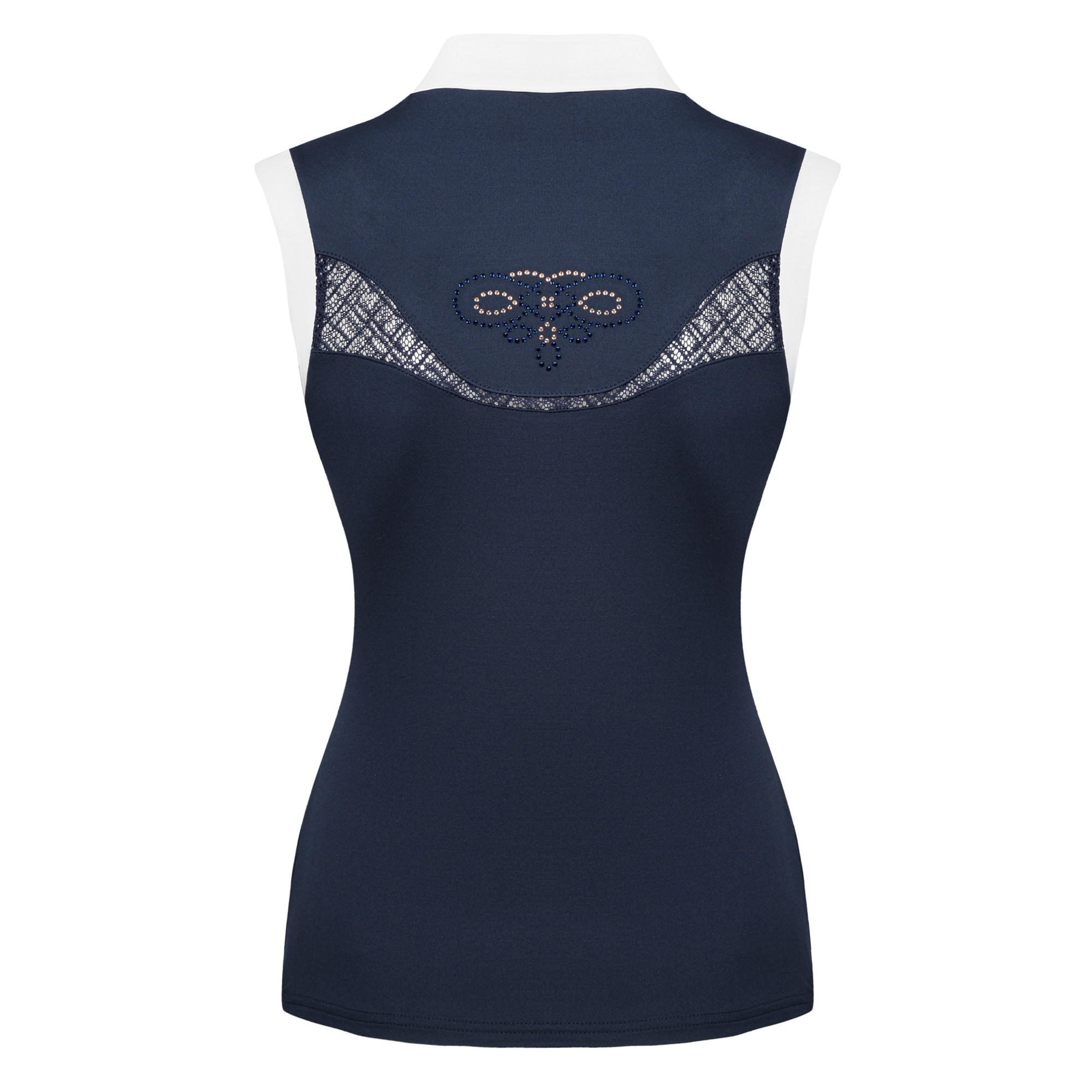 Fair Play Cecile Sleeveless Competition Shirt Rosegold, Navy