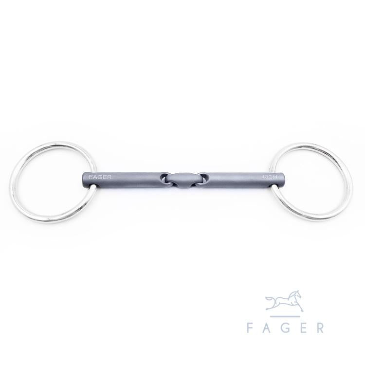Fager Madeleine Titanium Double Jointed Loose Rings