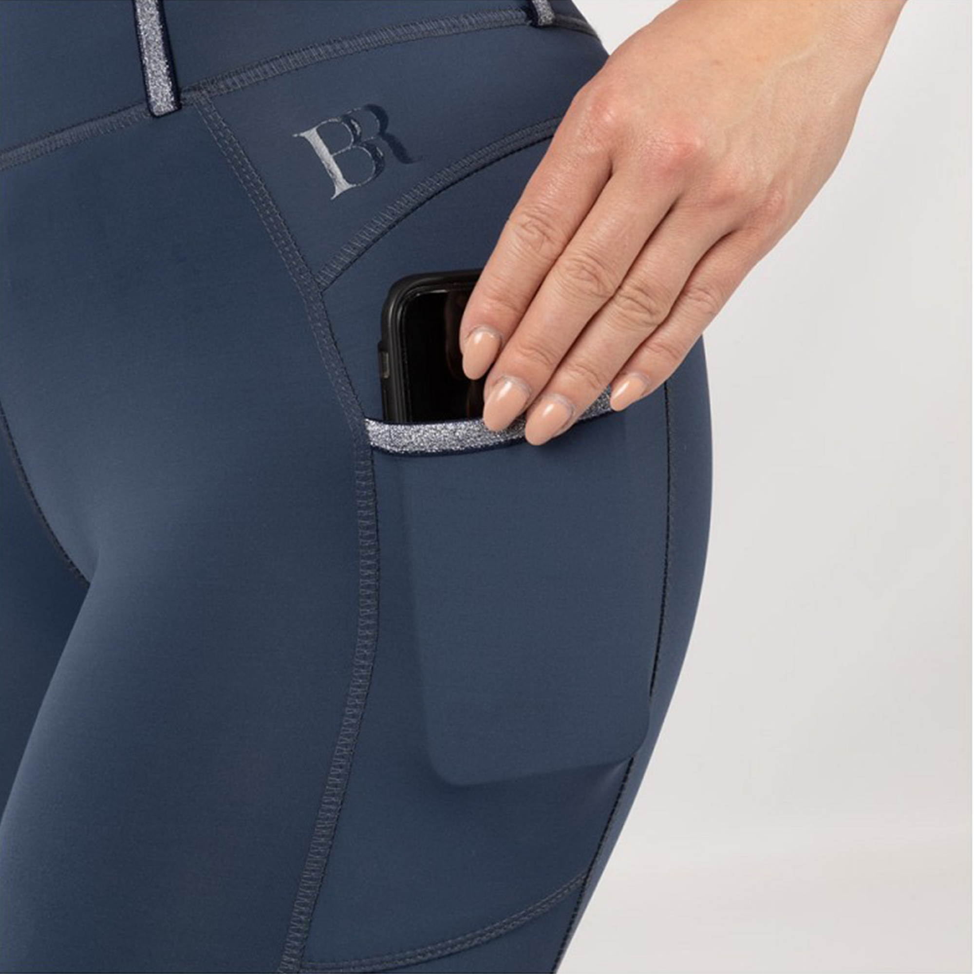 BR CHRISTENE Ladies Silicone Full Grip Riding Tights