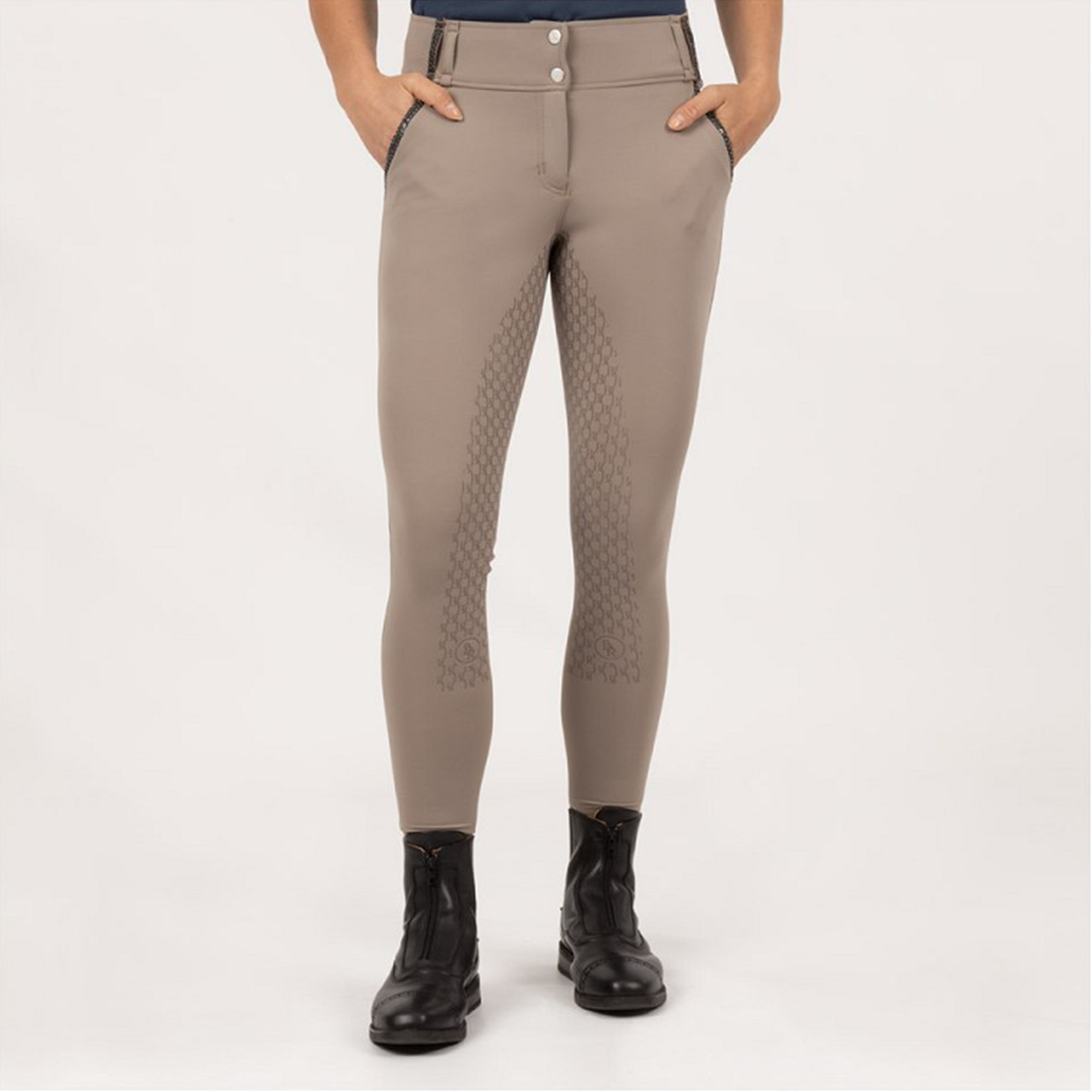 BR CARLA Ladies Silicone High Rise, Full Grip Riding Breeches