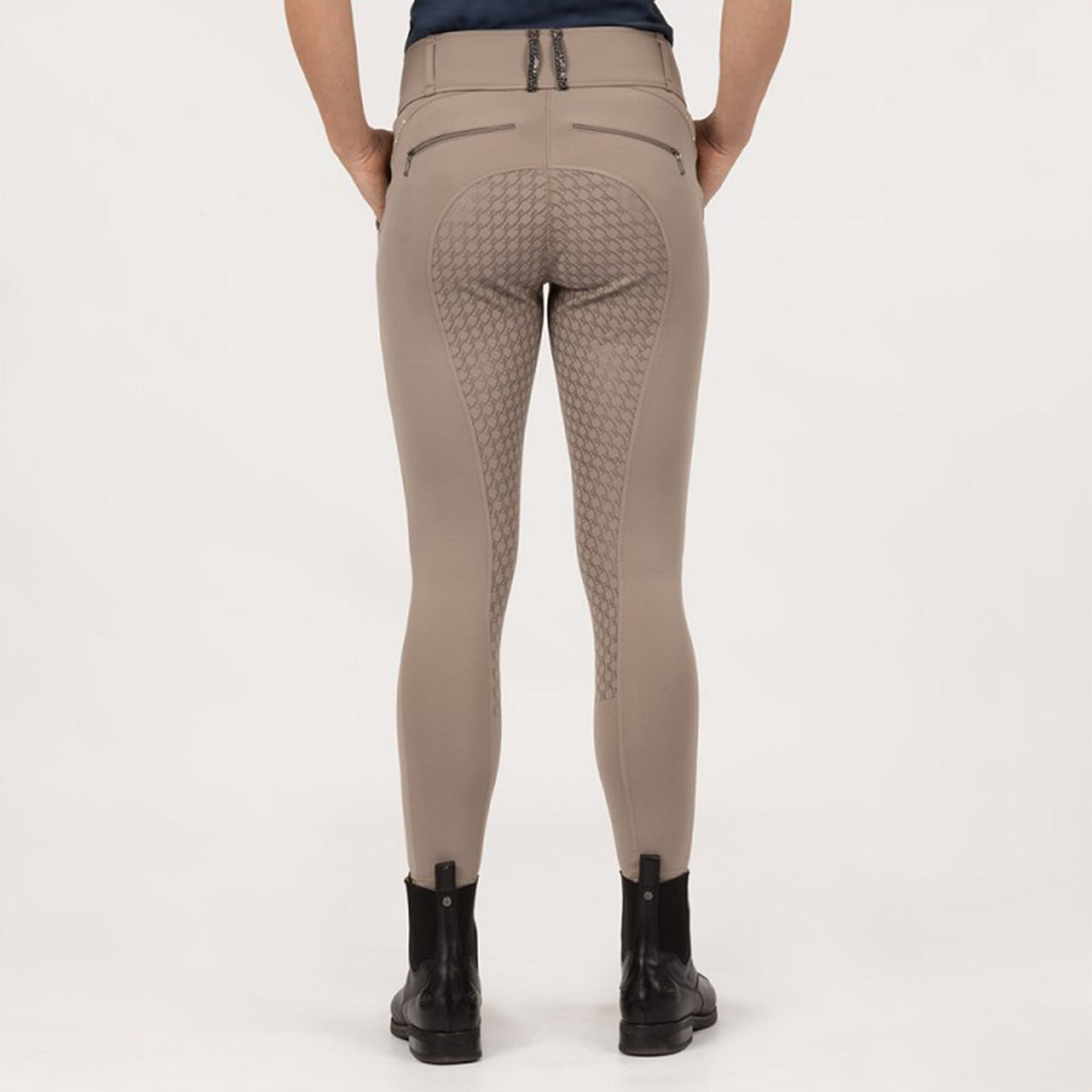 BR CARLA Ladies Silicone High Rise, Full Grip Riding Breeches