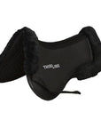 ThinLine Trifecta Half Pad with Sheepskin Rolls Black