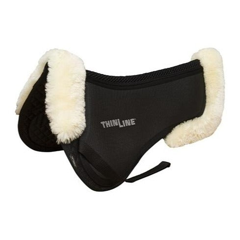 ThinLine Trifecta Half Pad with Sheepskin Rolls Natural