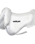 ThinLine Trifecta Half Pad with Sheepskin Rolls White