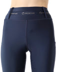 Montar Shelby ShapeTight Ladies High Rise Full Grip Riding Leggings, Dark Navy