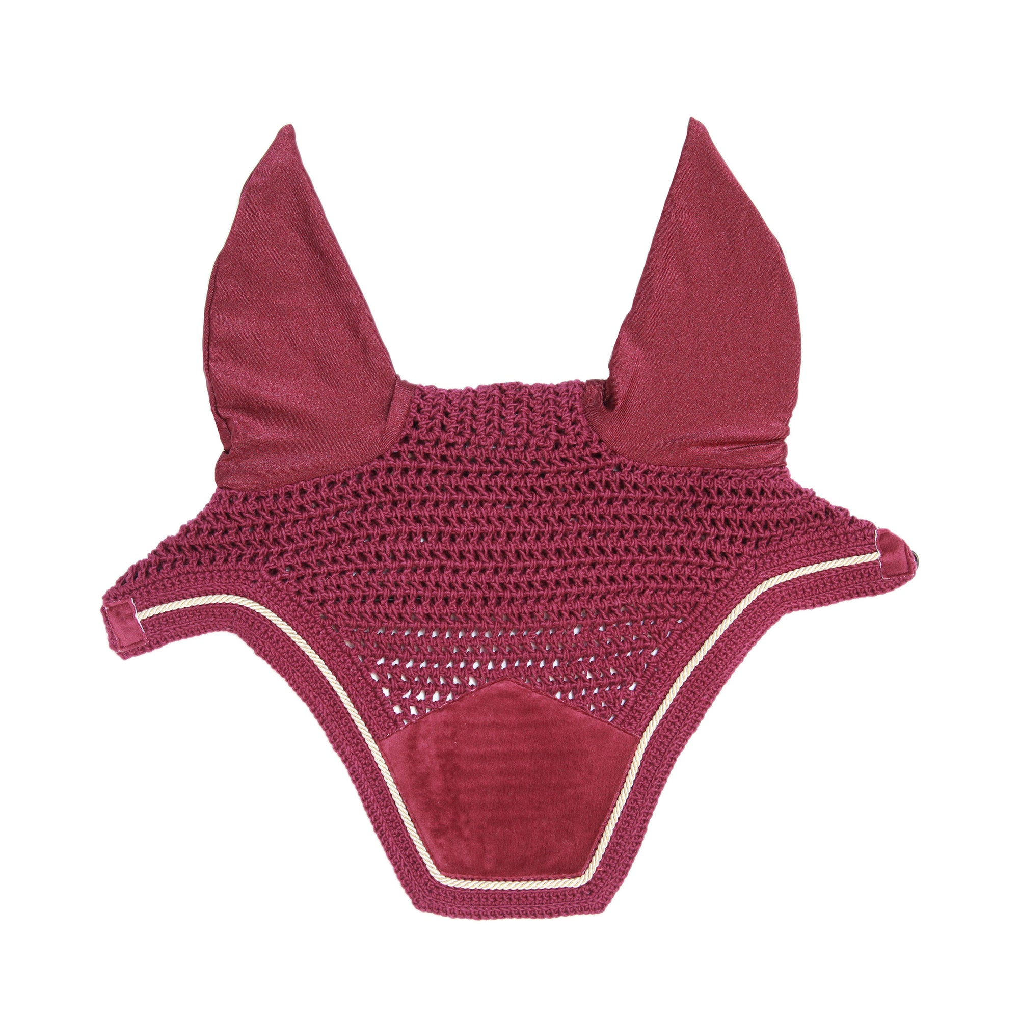 Kentucky Horsewear Fly Veil Wellington Velvet, Fuchsia