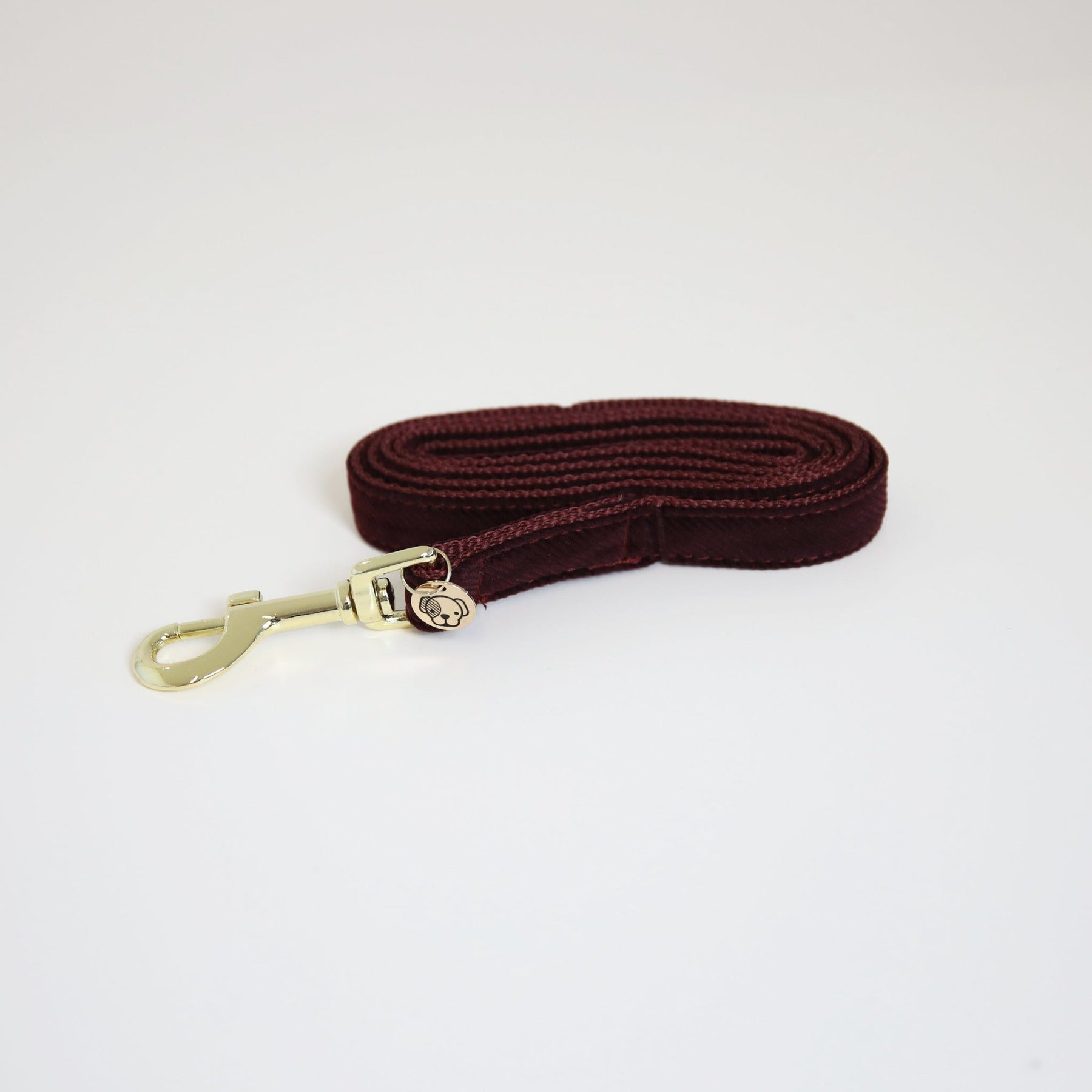 Kentucky Dog Lead Corduroy, Bordeaux