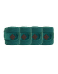Kentucky Horsewear Polar Fleece Bandages Velvet, Dark Green