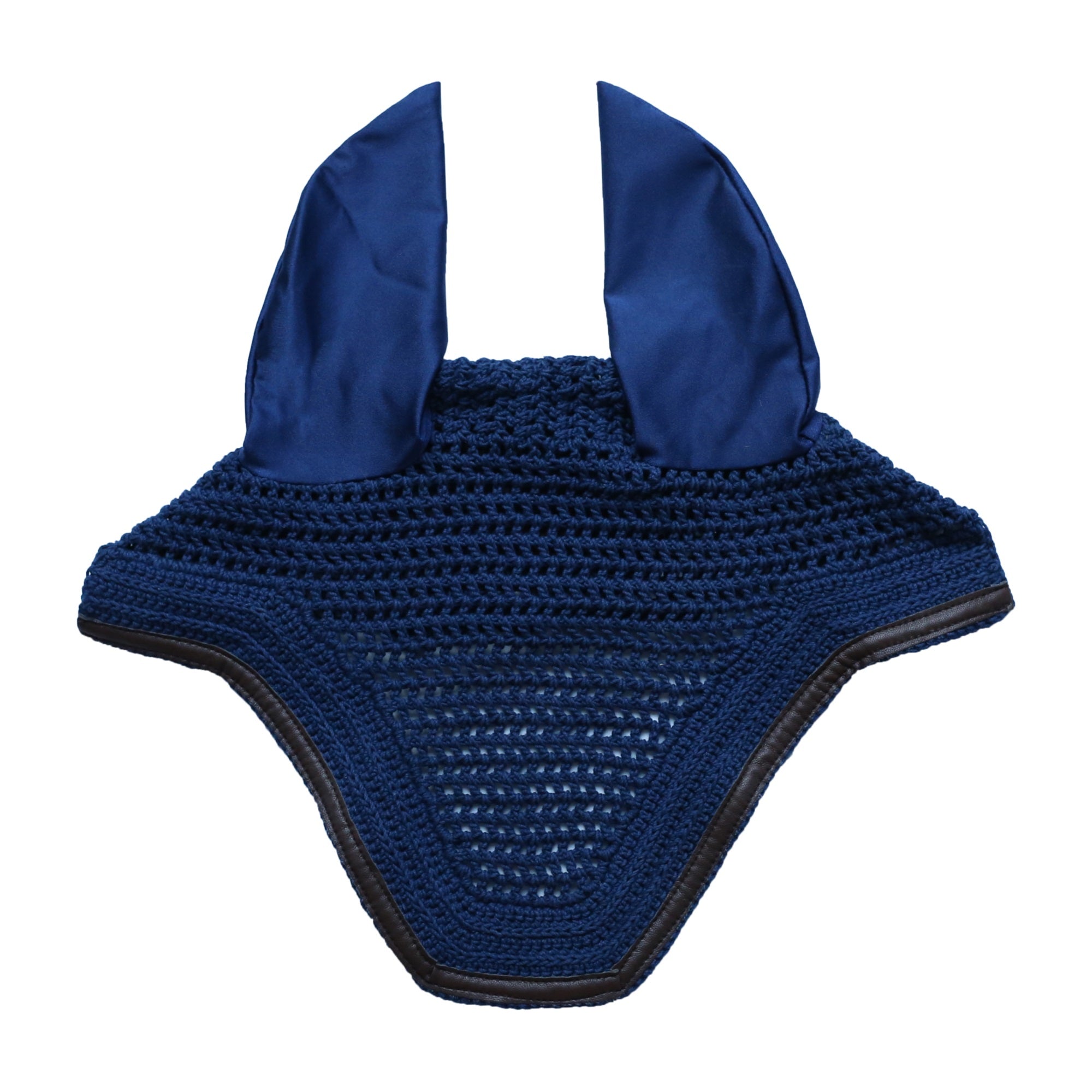 Kentucky Horsewear Fly Veil Wellington Leather, Navy