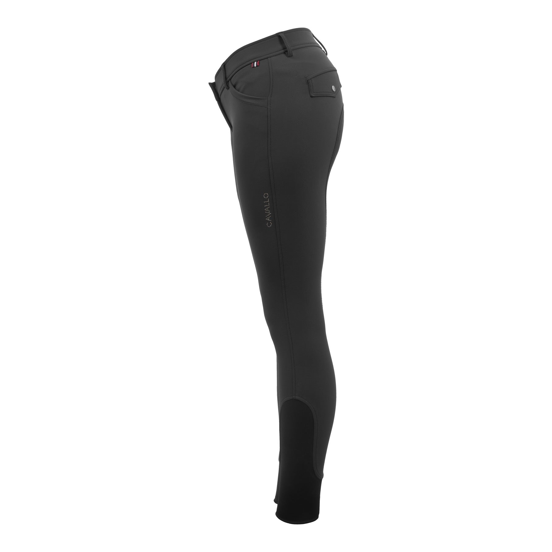 Cavallo Christy Mobile Sporty Mid Rise, Full Seat Breeches, Black