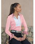 Chestnut Bay Sky Cool Liberty Ladies Show Shirt, Blush
