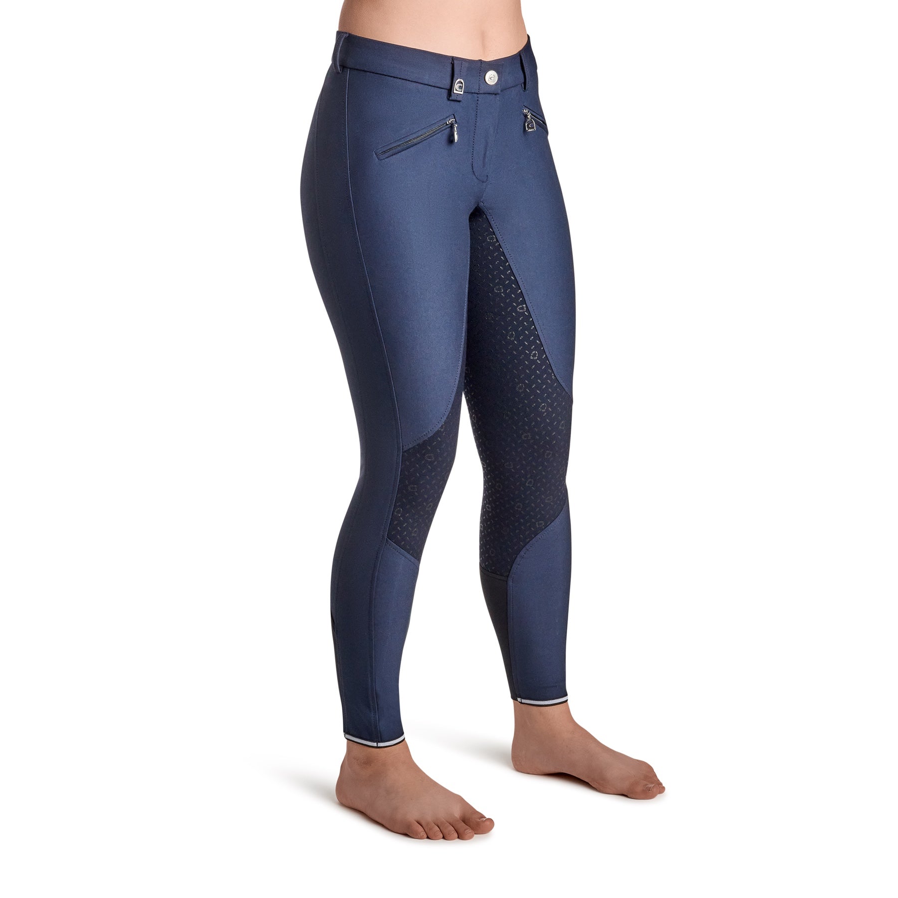 Cavallo Caja Full Grip, Mid Rise Breeches, Dark Blue