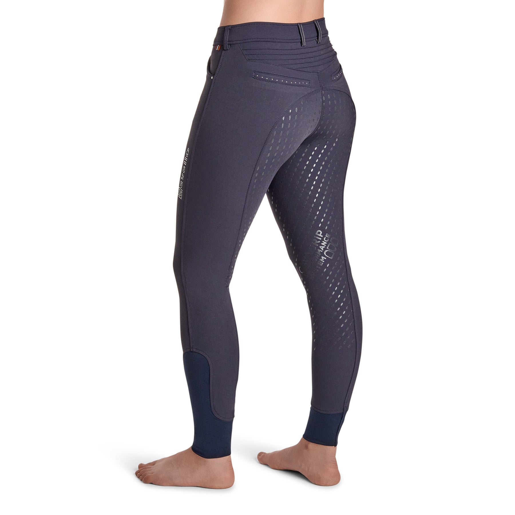 Cavallo Calima Full Grip, Mid Rise Breeches, Navy