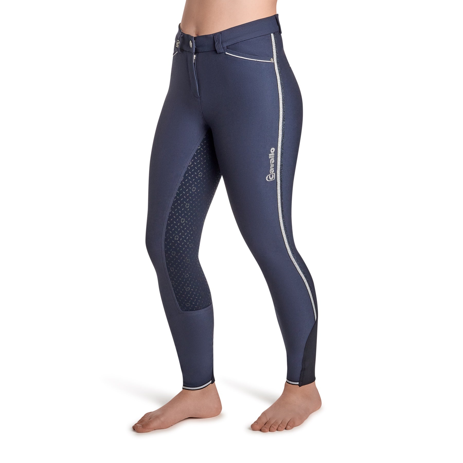 Cavallo Cathy Grip Full Grip, Mid Rise Breech, Dark Blue