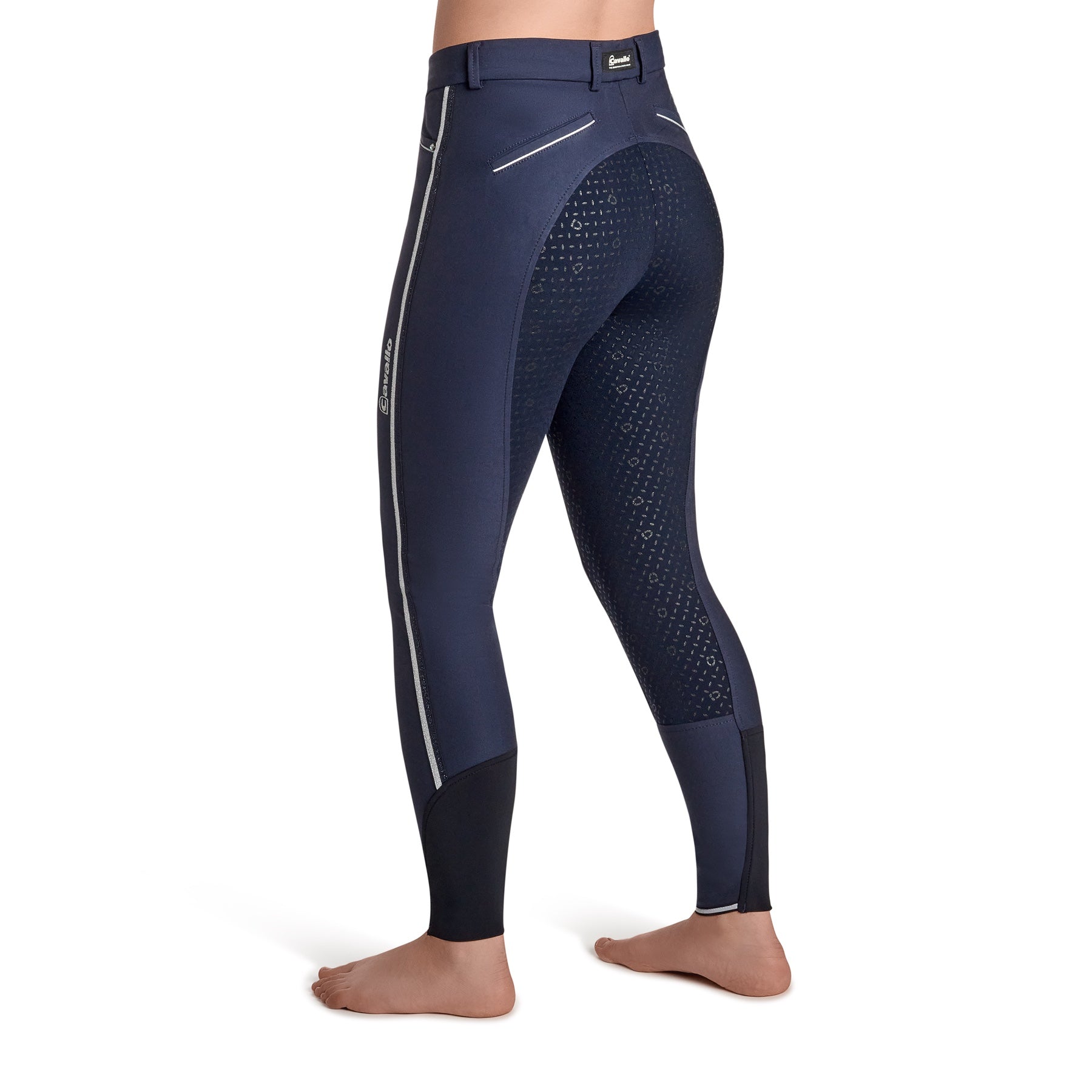 Cavallo Cathy Grip Full Grip, Mid Rise Breech, Dark Blue