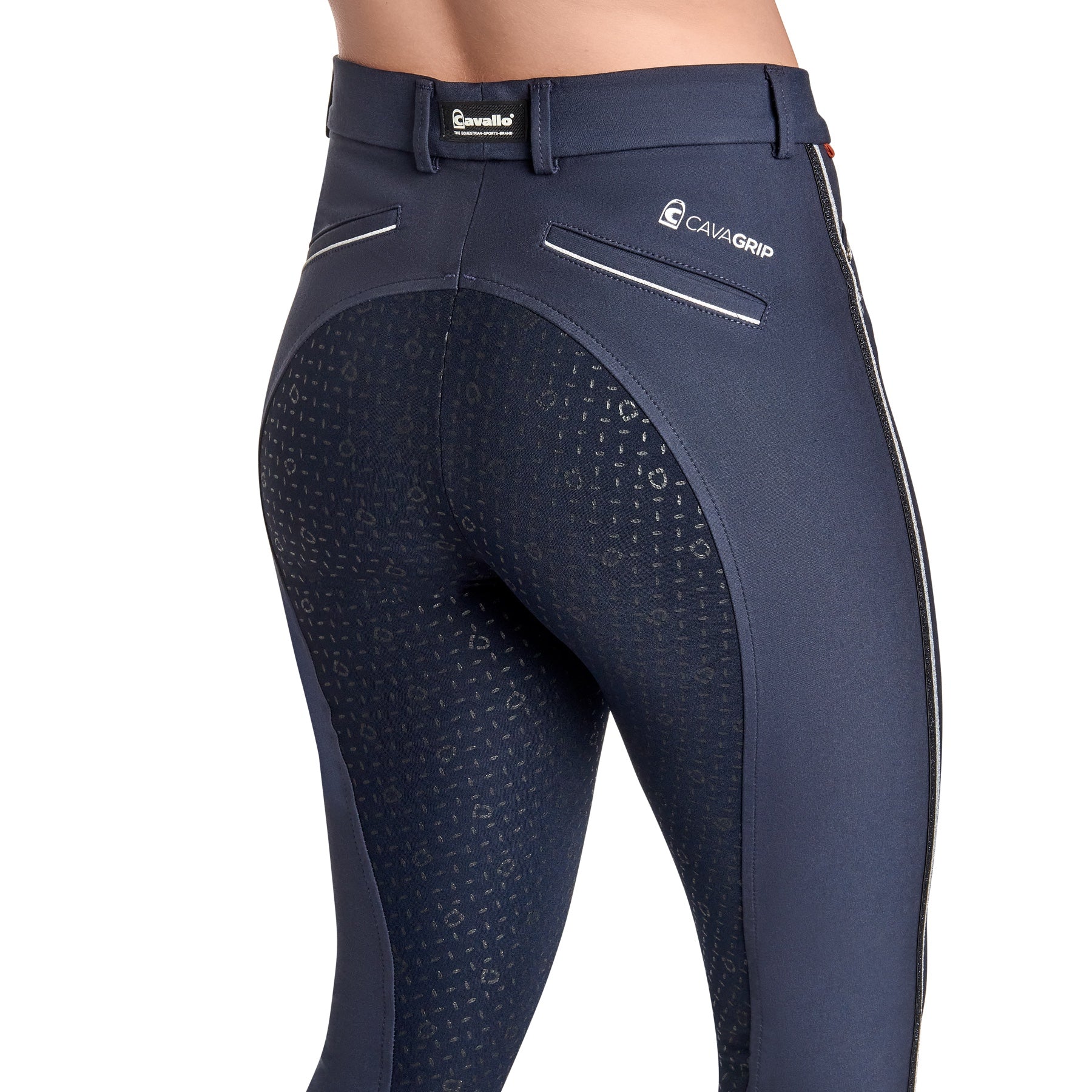 Cavallo Cathy Grip Full Grip, Mid Rise Breech, Dark Blue