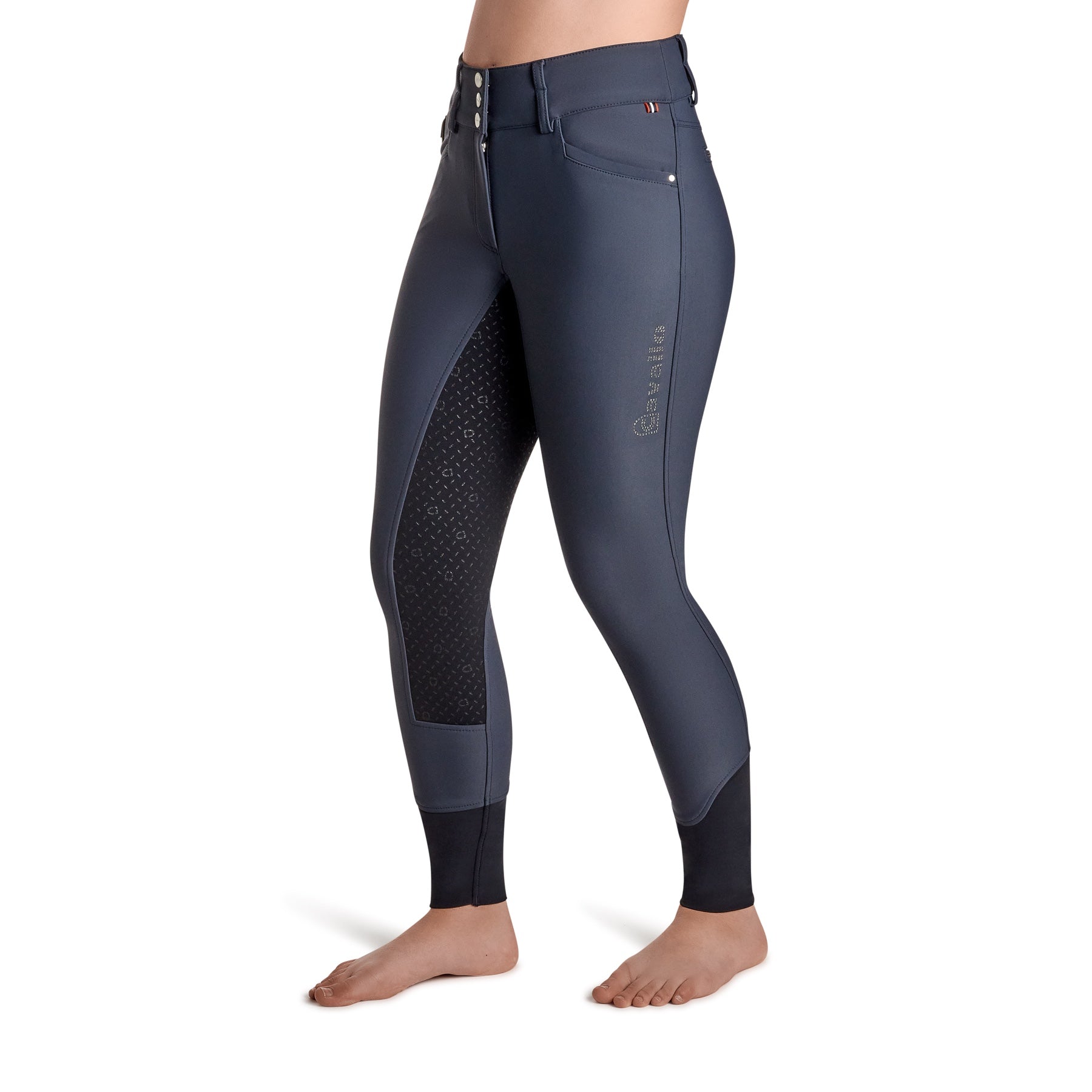 Cavallo CavalCeline X Grip High Rise, Full Grip Breeches, Graphite Schwarz