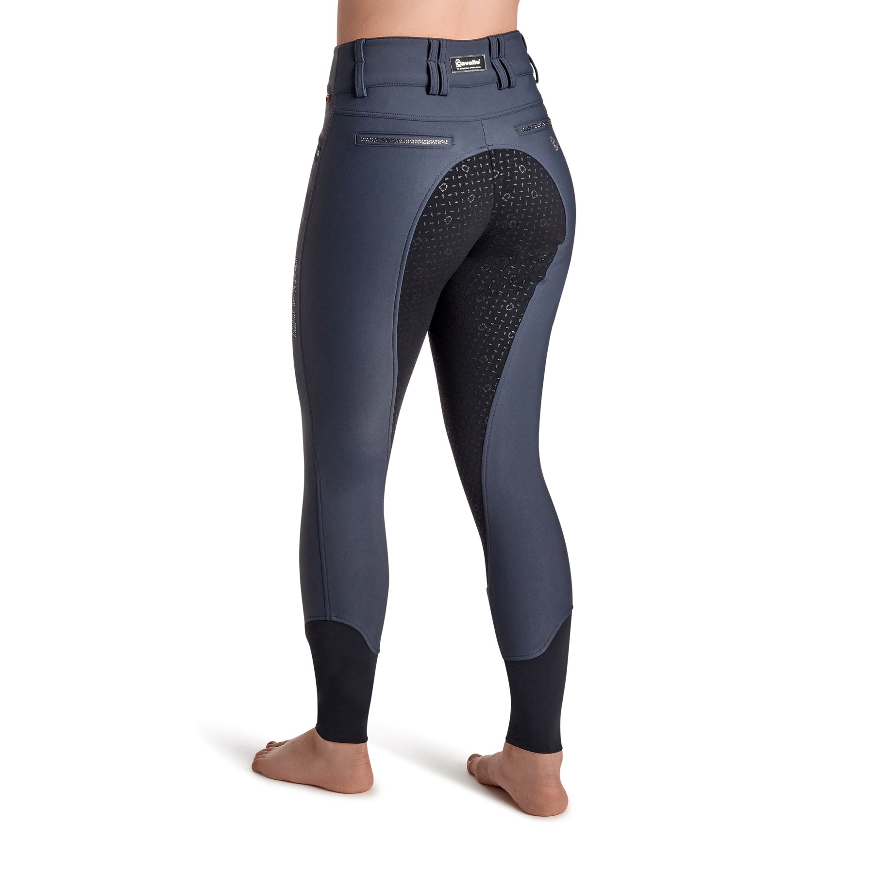Cavallo CavalCeline X Grip High Rise, Full Grip Breeches, Graphite Schwarz