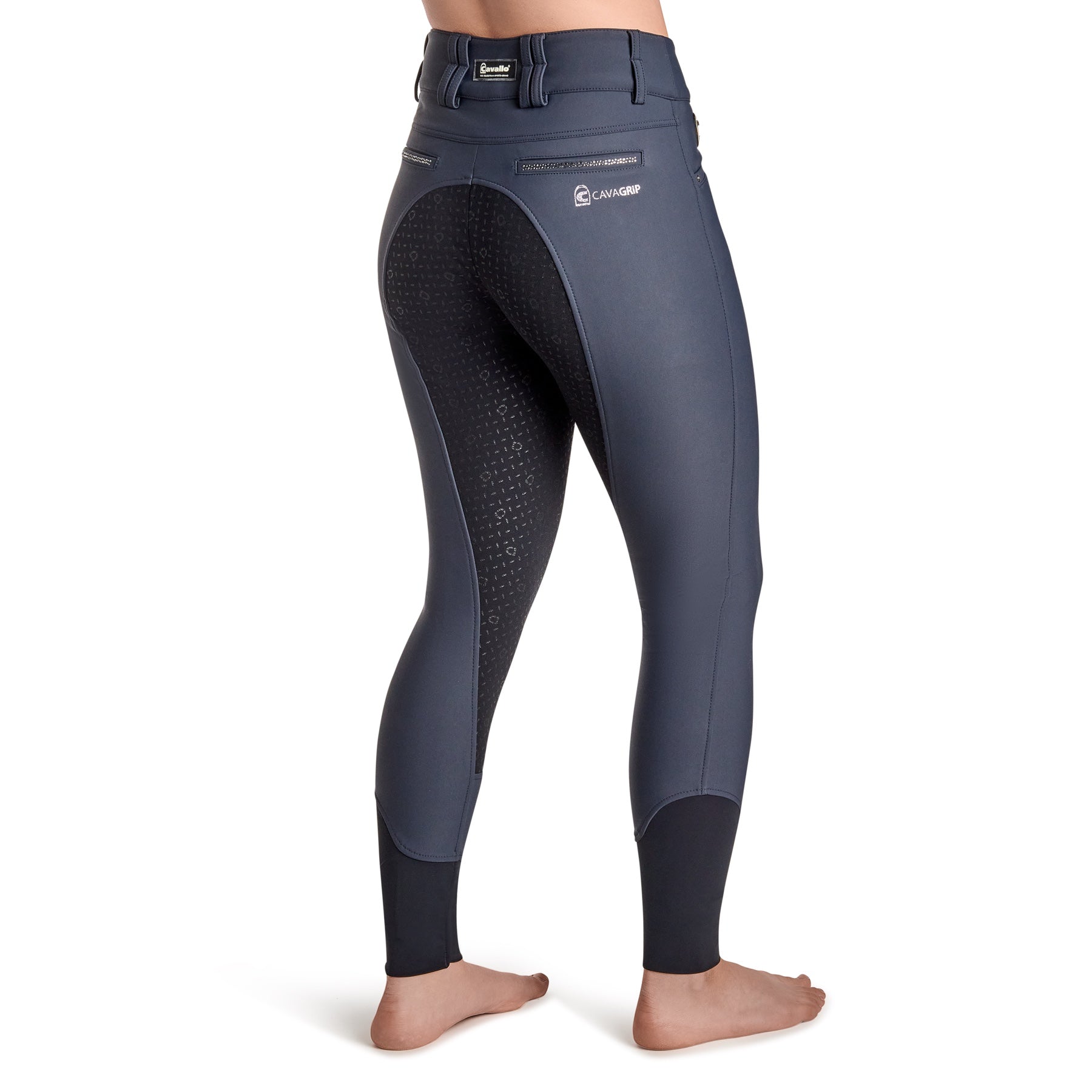 Cavallo CavalCeline X Grip High Rise, Full Grip Breeches, Graphite Schwarz