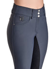 Cavallo CavalCeline X Grip High Rise, Full Grip Breeches, Graphite Schwarz