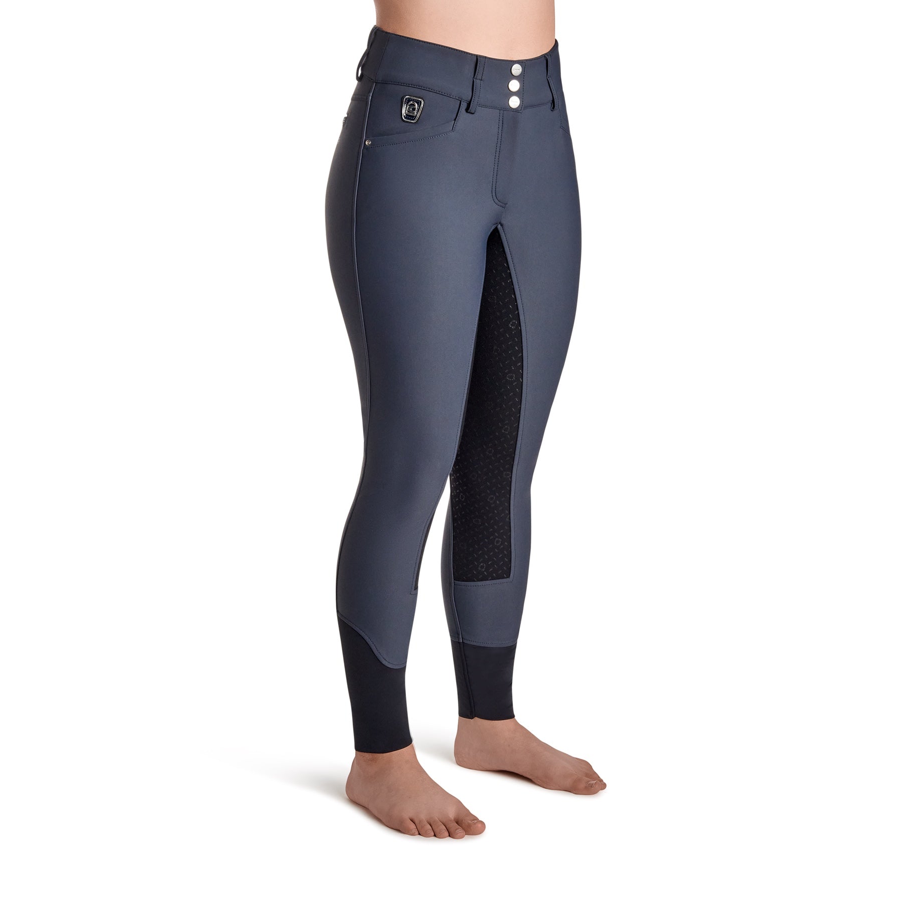 Cavallo CavalCeline X Grip High Rise, Full Grip Breeches, Graphite Schwarz