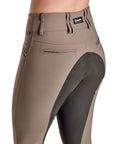Cavallo Celine X Cava Soft, Full Grip, High Rise Breeches, Taupe-Slate