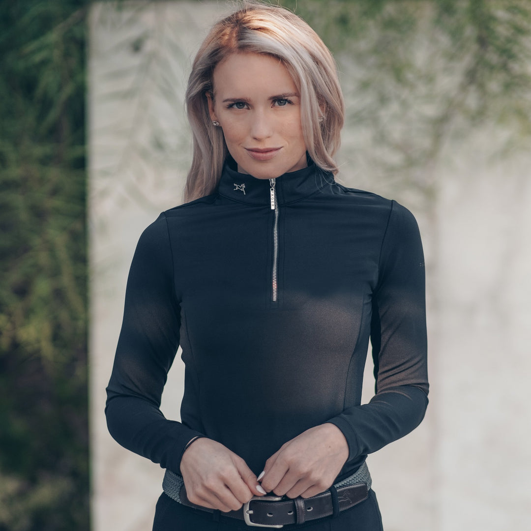Fager Emma Long Sleeve Training Shirt, Black