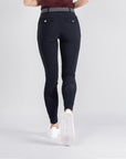 Fager Ella Superior Mid Rise Knee Grip Breeches, Navy