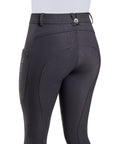 Montar Angela Yati Normal Waist Breeches - Knee Grip, Black