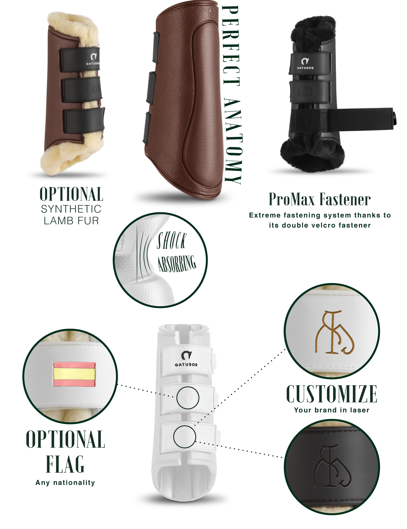 Gatusos Front Protection Royal Aeration System, Black