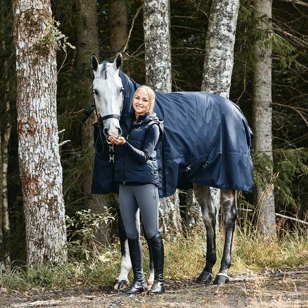Kingsland Top Notch Turnout Rug 200g, Navy