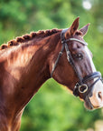 Lumiere Equestrian ANASTASIA Convertible Bridle, Brown - with Reins