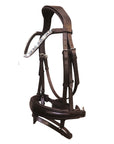 Lumiere Equestrian ANASTASIA Convertible Bridle, Brown - with Reins