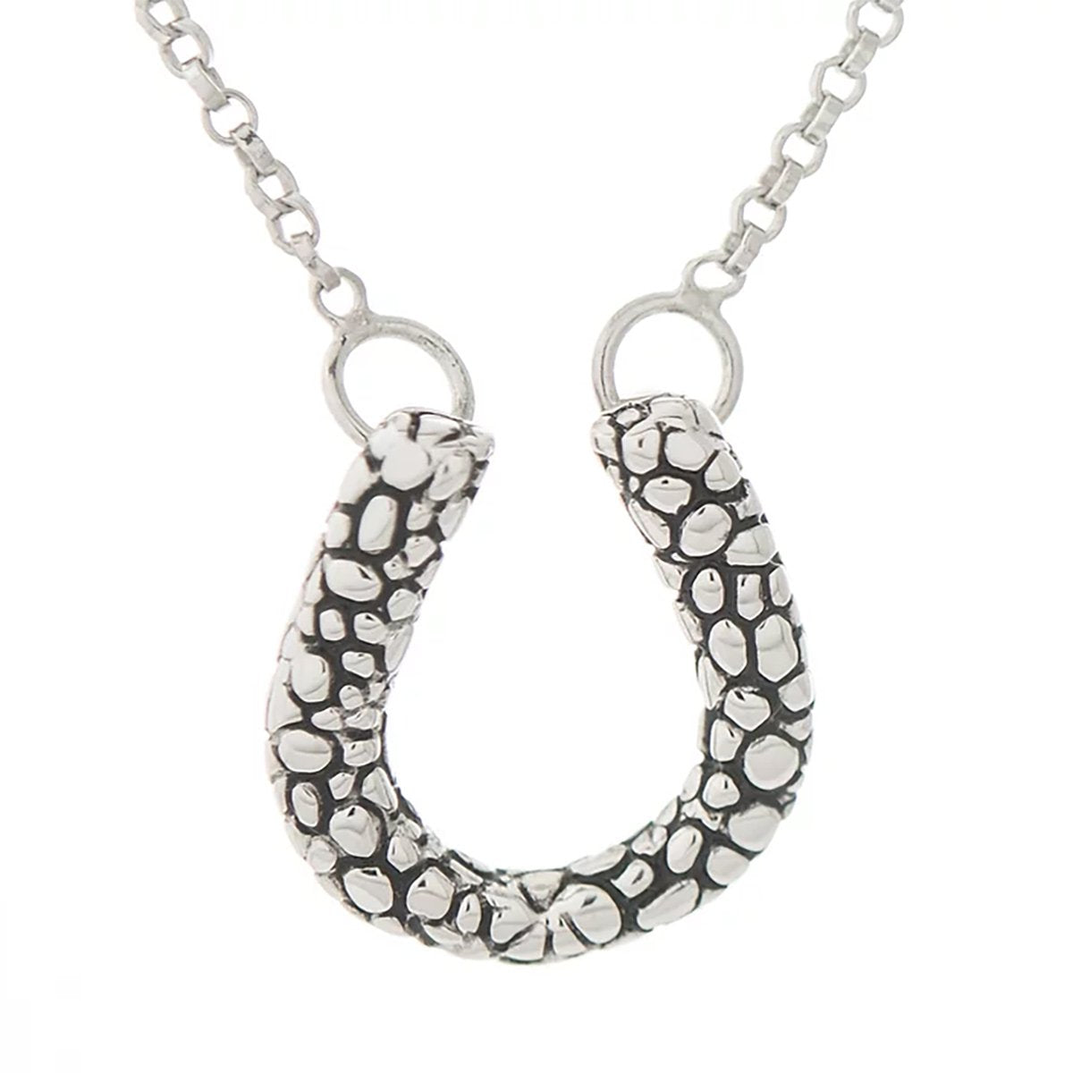 Michel McNabb Jewelry Rock Horseshoe Pendant