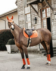 Kentucky Horsewear Saddle Pad Velvet Jumping Orange Edition