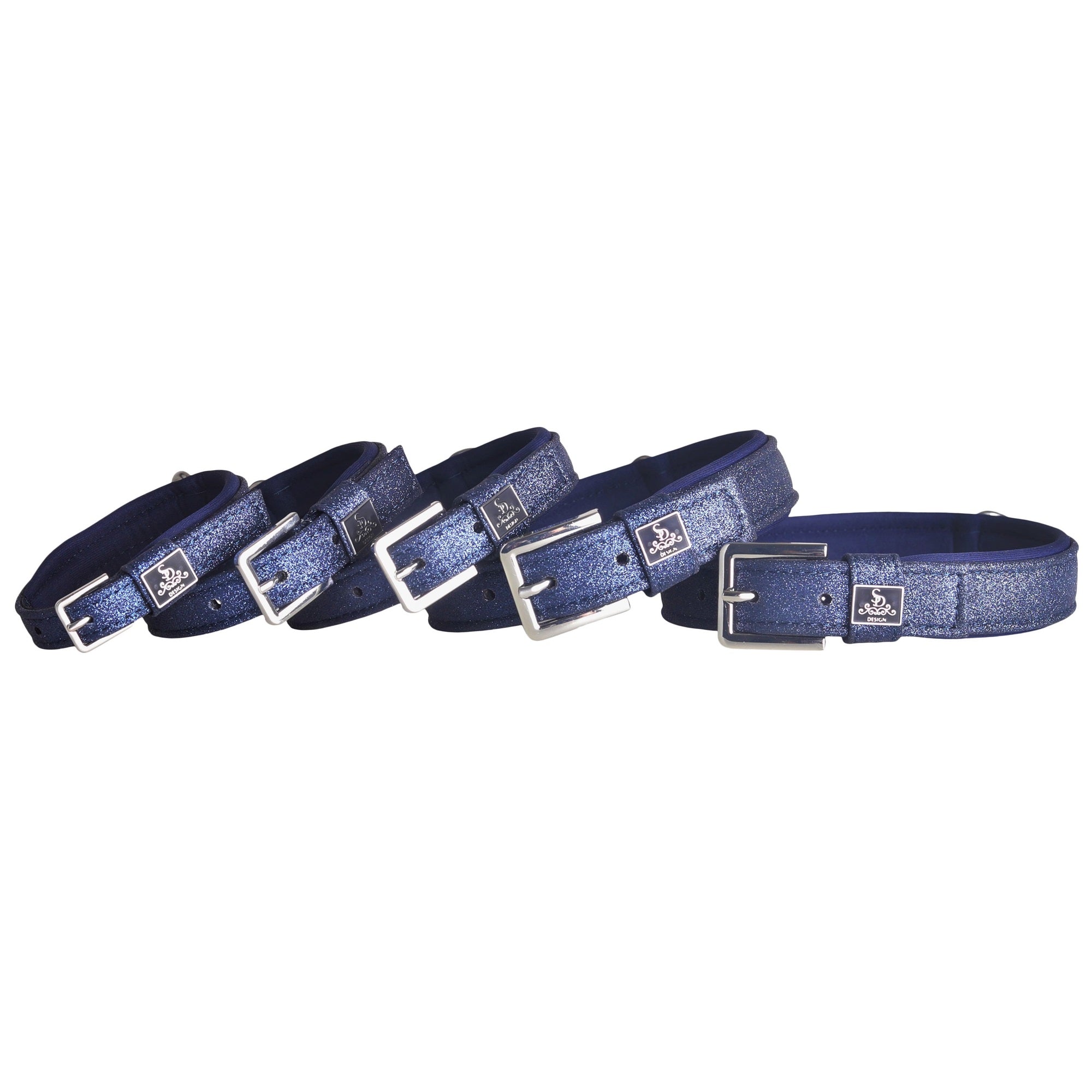 SD Design Hollywood Glamorous Dog Collar - Blueberry Twinkles
