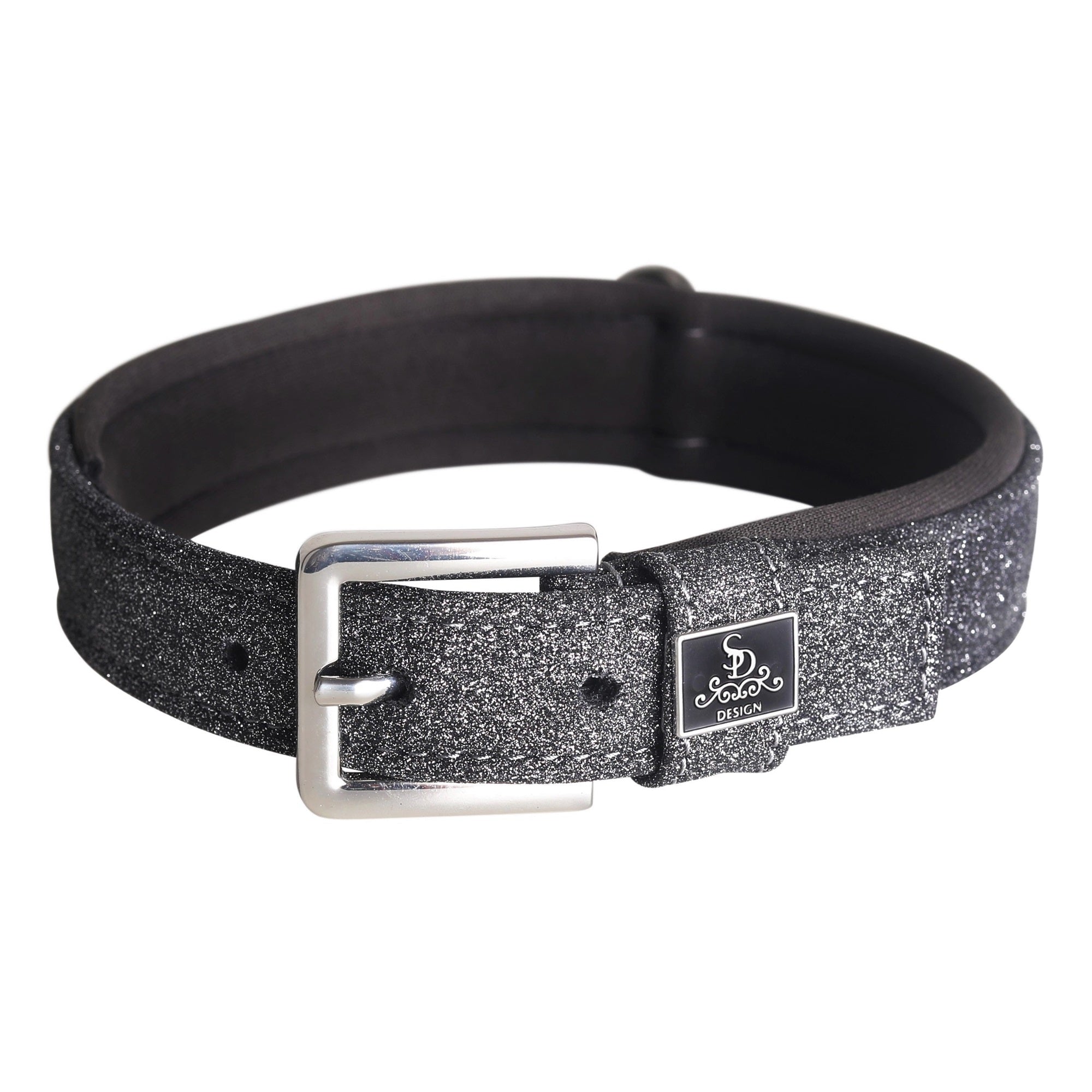 SD Design Hollywood Glamorous Dog Collar - Dark Shadow Glitz
