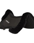 ThinLine Trifecta Half Pad with Sheepskin Rolls Black