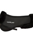 ThinLine Trifecta Half Pad with Sheepskin Rolls Black