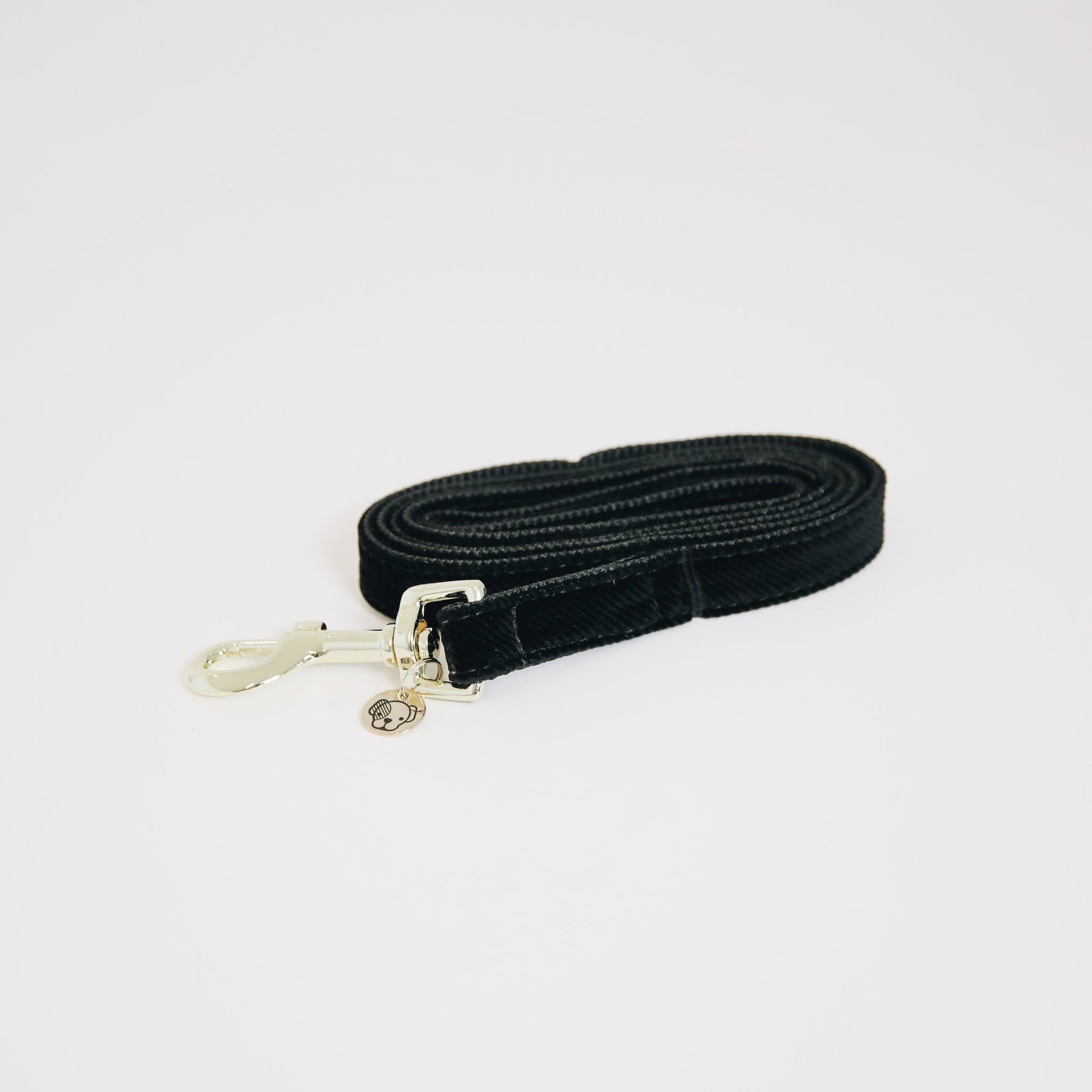 Kentucky Dog Lead Corduroy, Black