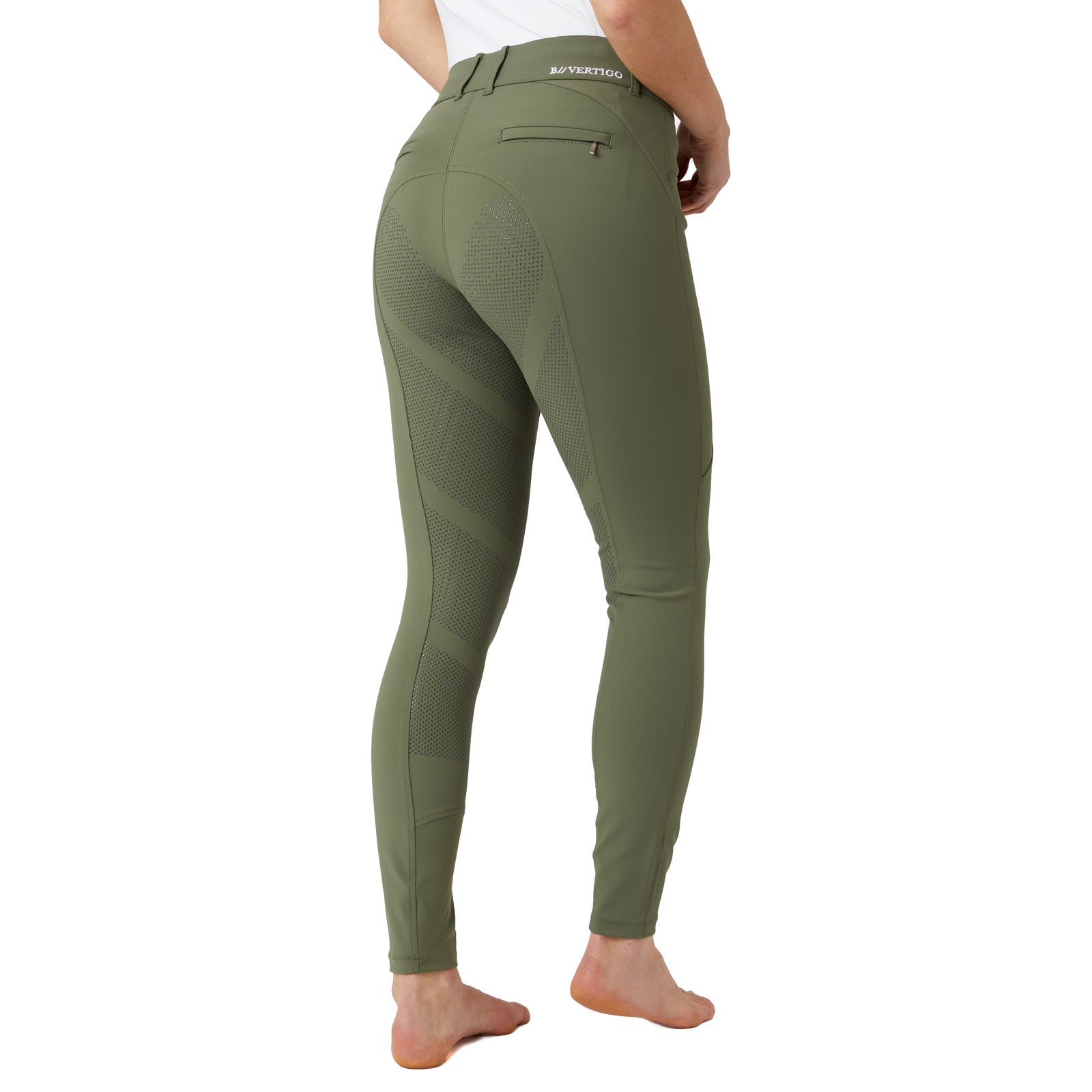 B Vertigo Davina Full Seat Breeches, Wild Grass Green