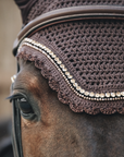 Kentucky Horsewear Fly Veil Wellington Stone & Pearl