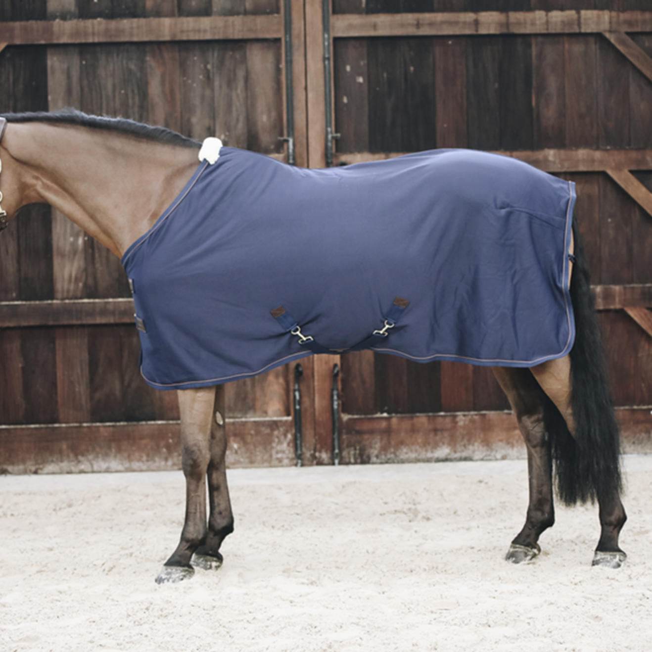 Kentucky Horsewear Cooler Fleece Rug, Navy