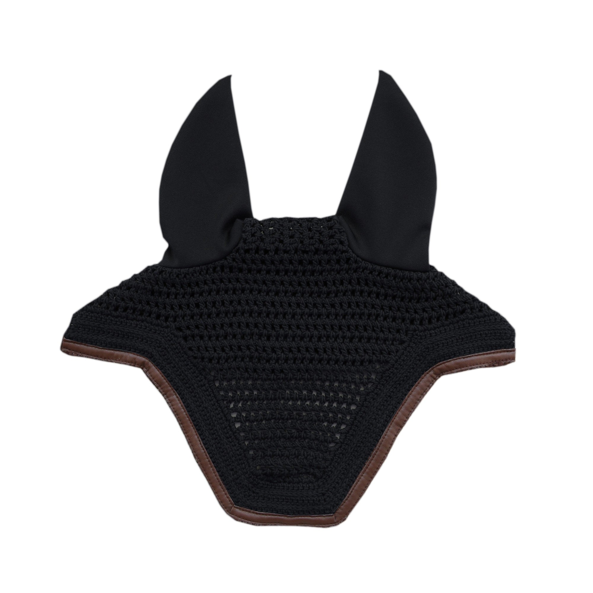 Kentucky Horsewear Fly Veil Wellington Leather, Black
